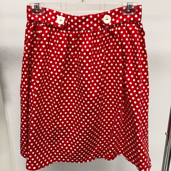 ModCloth Polka Dot Skirt - Picture 1 of 5
